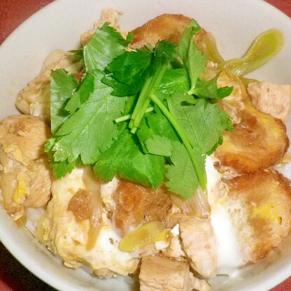 仙台の油麩丼